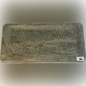 Design Ideas Miraval pillar platter in slate/great gift-NWT